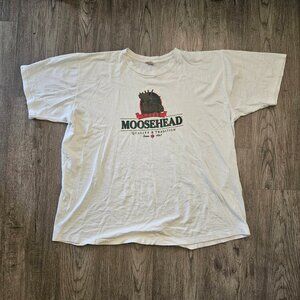 Vintage Moosehead Beer T-Shirt White Graphic Made in Canada – Men’s 2XL